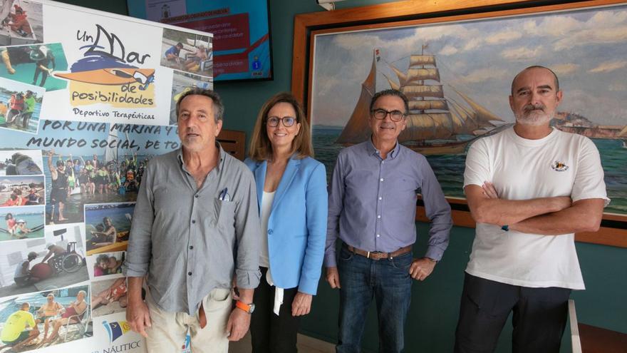 Pedro Cárceles, Marta Guitián, Vicent Canals y Ramón Arenaza, en la presentación. | VICENT MARÍ