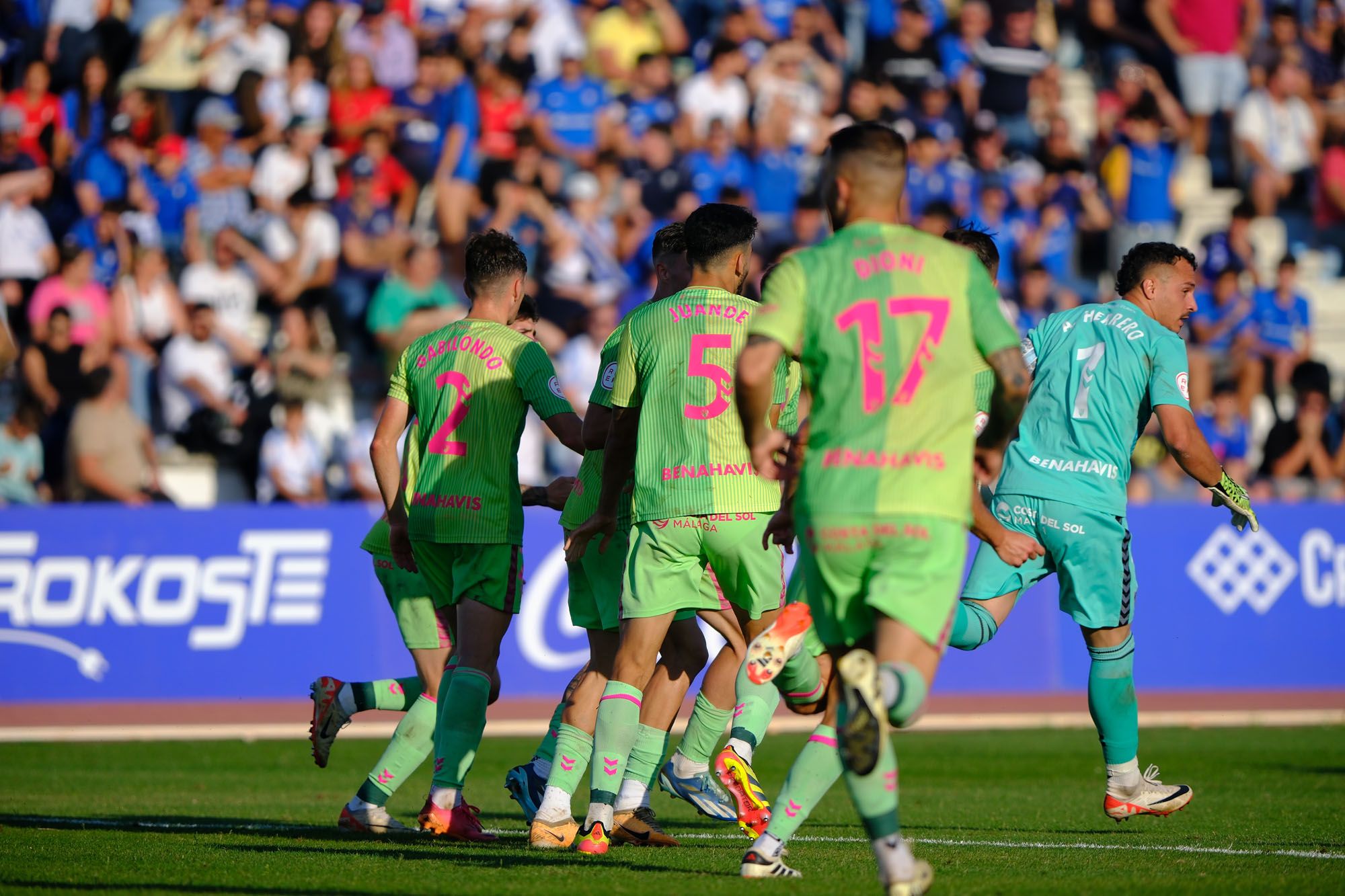 Alfonso Herrero propició el tanto del empate del Málaga CF en San Fernando en el tiempo añadido.