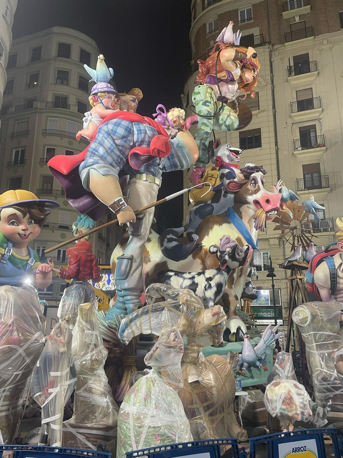 Falla en la avenida Oeste.