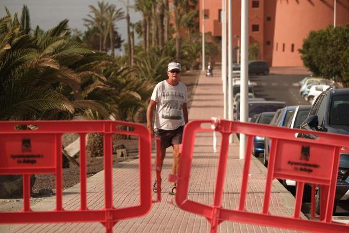 Zona del hotel del sur de Tenerife donde se detectó el caso de Coronavirus
