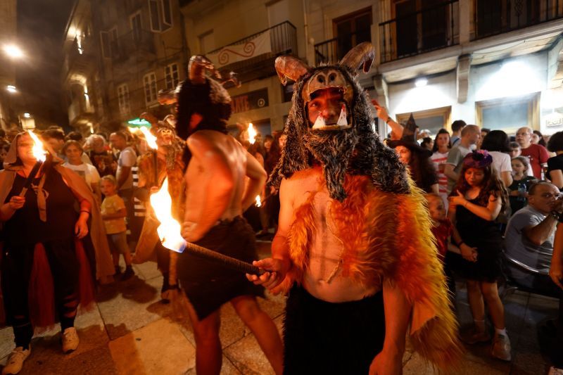 Noche mágica en un caluroso San Xoán en Galicia