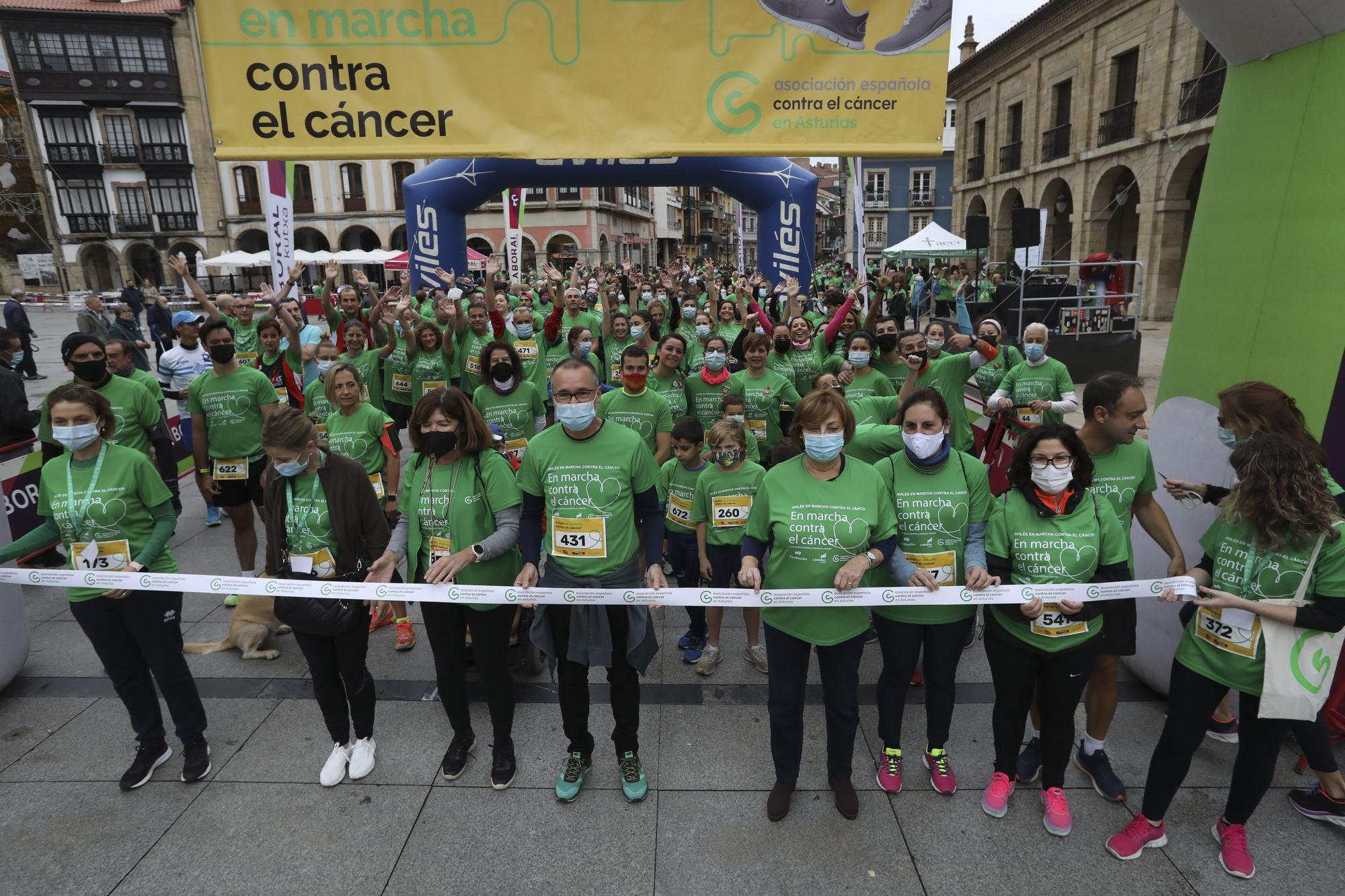 Marcha contra el cáncer de Avilés