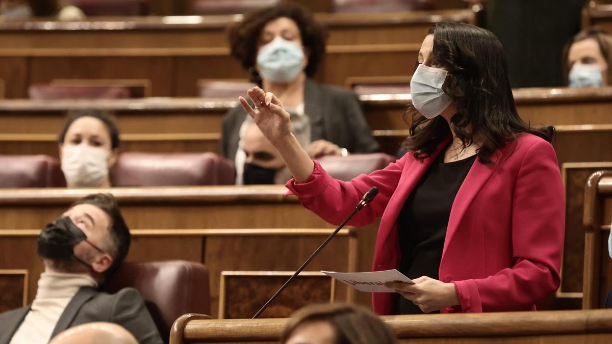 La líder de Ciudadanos, Inés Arrimadas.