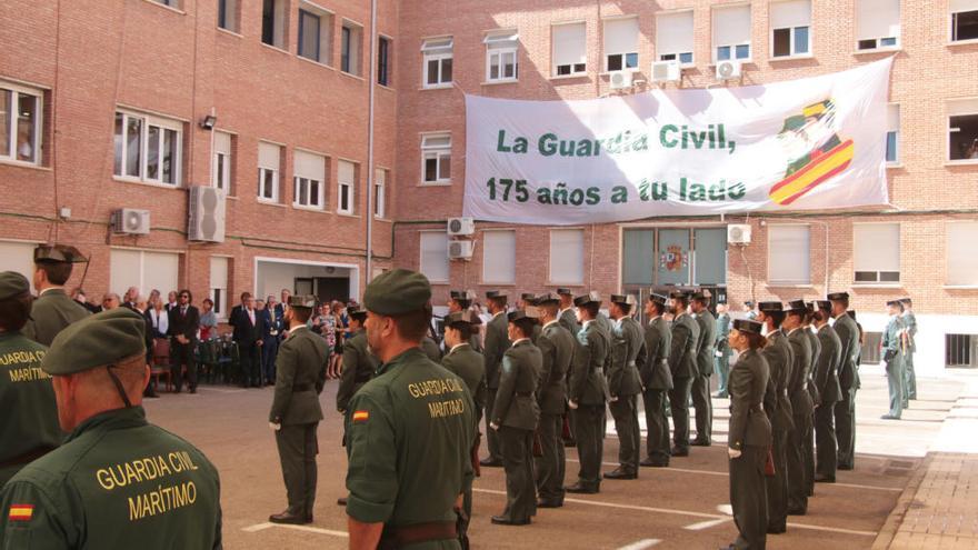 Comandancia de la Guardia Civil en Málaga, en la avenida del Arroyo de los Ángeles, el pasado mes de mayo durante el acto de conmemoración del 175 aniversario de la fundación de la Guardia Civil