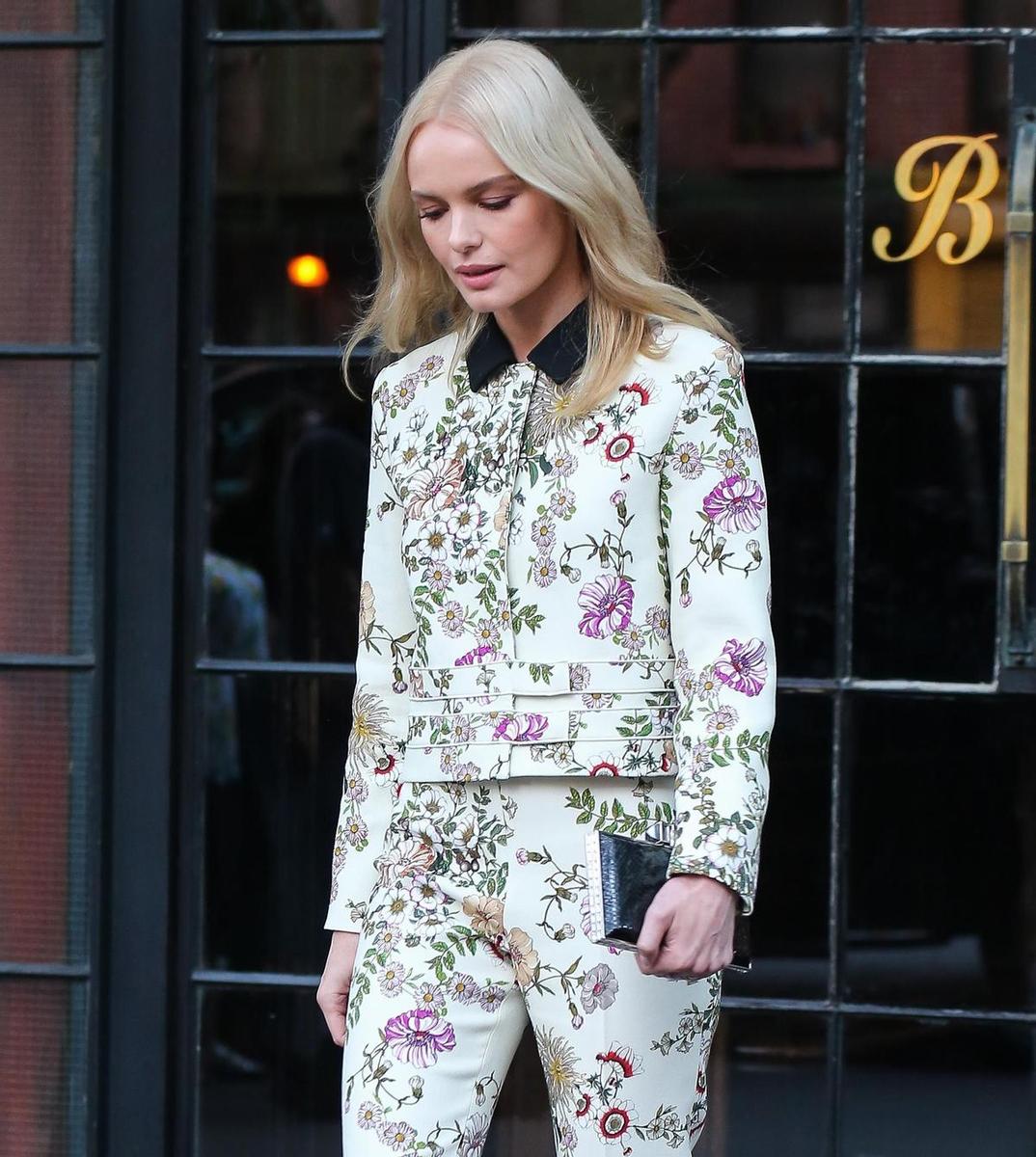 Kate Bosworth se apunta al floral print