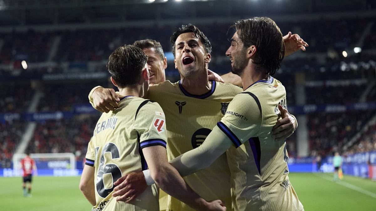 El Barça deja la Liga al borde del alirón tras imponerse 1-2 a Osasuna en El Sadar — image 4