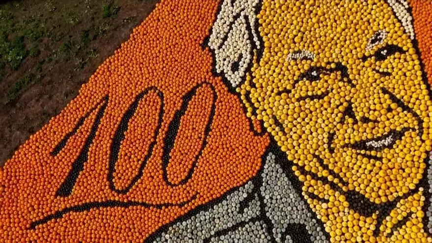 Así es el mosaico de calabazas más grande del mundo