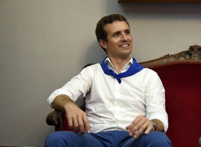 Visita de Pablo Casado a Tarazona