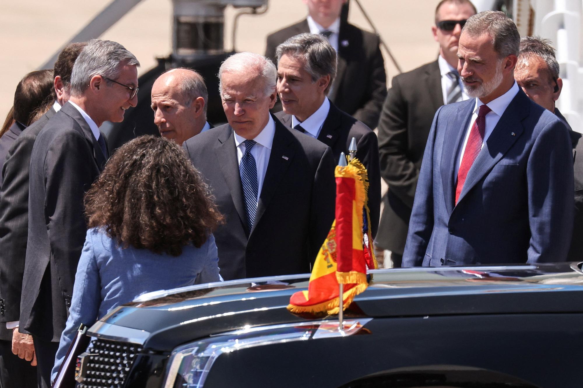 U.S. President Joe Biden arrives for NATO summit