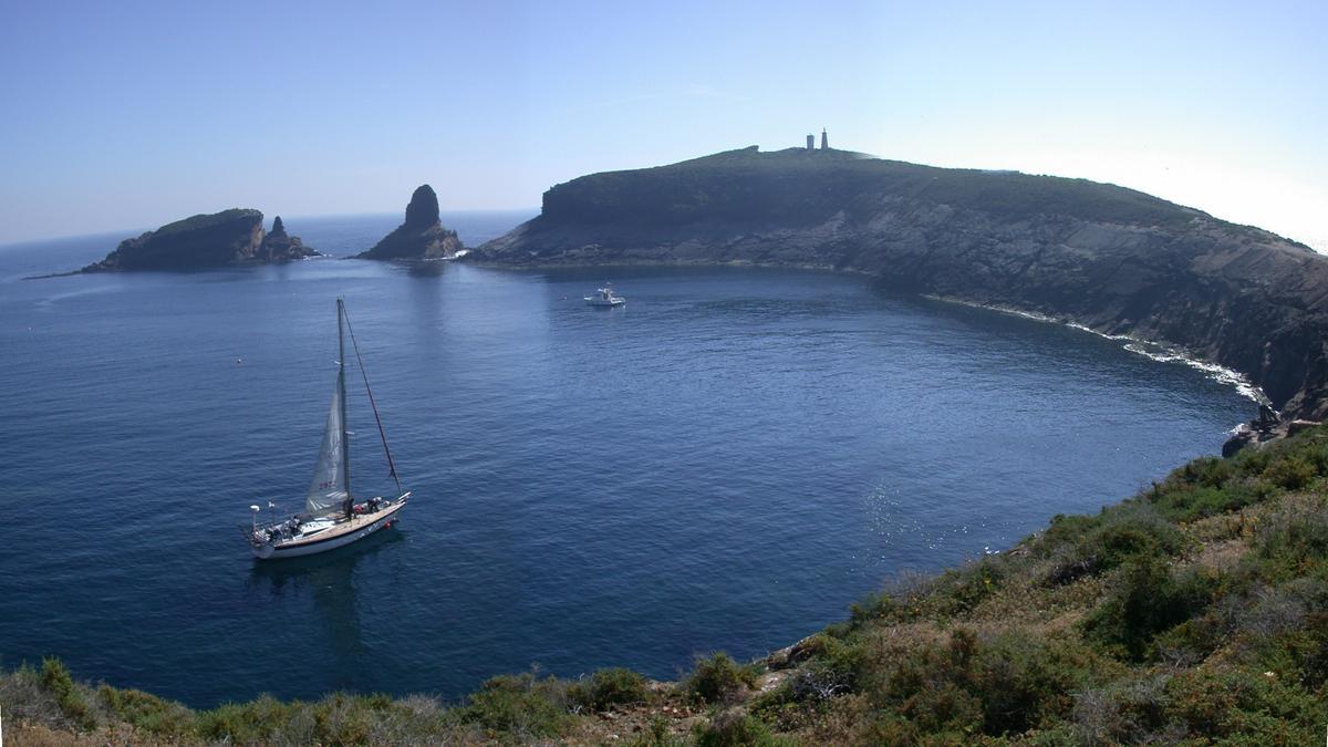 Imagen del Parque Natural de las Islas Columbretes.