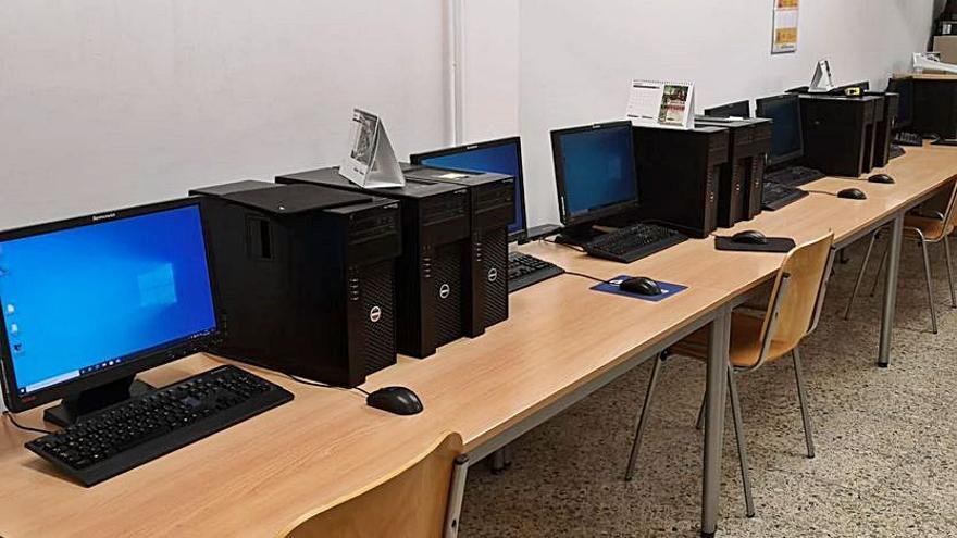 Un aula informática. | // G.S.