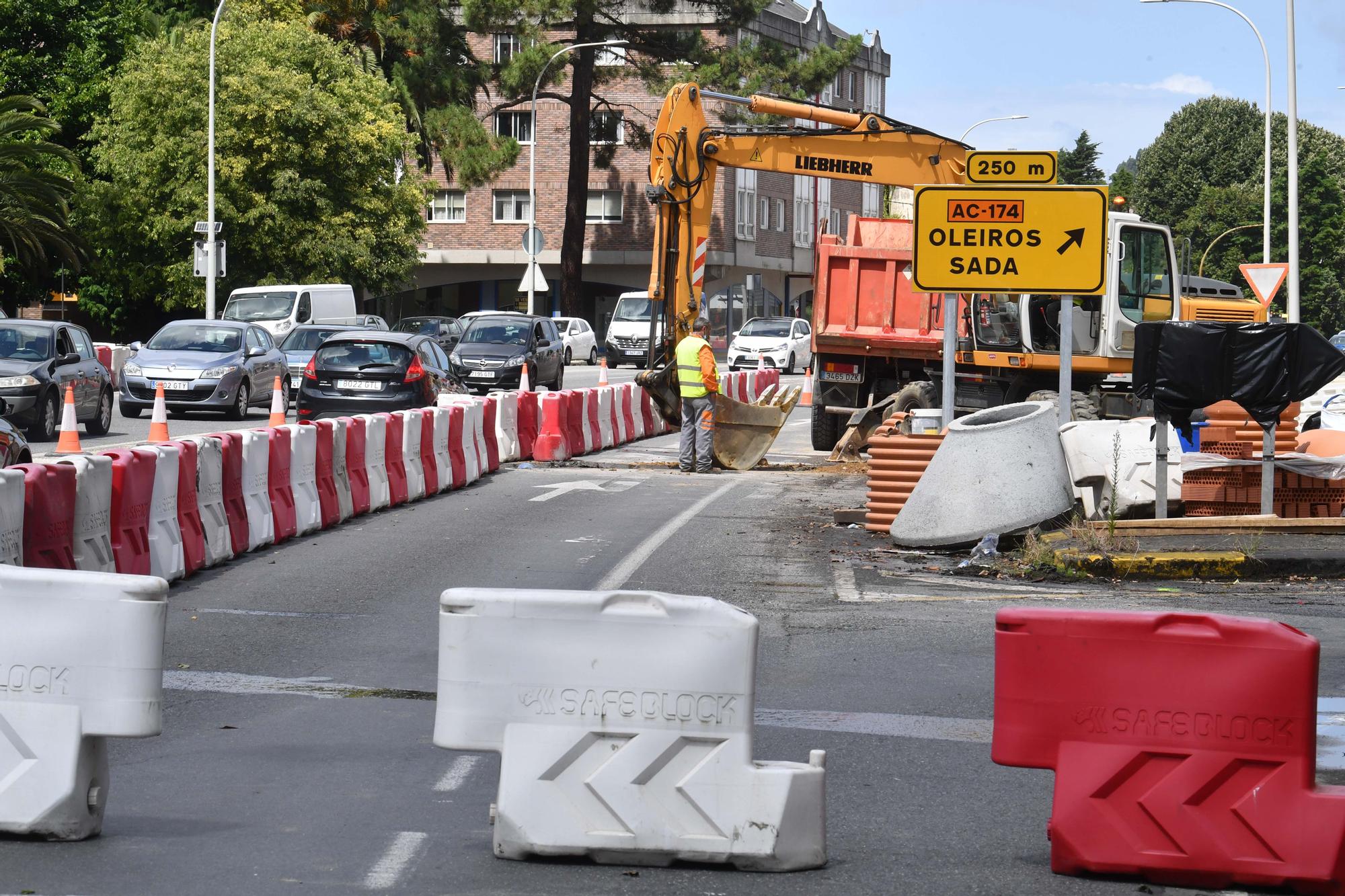 Comienza la segunda fase de las obras del cruce de Sol y Mar, en Perillo