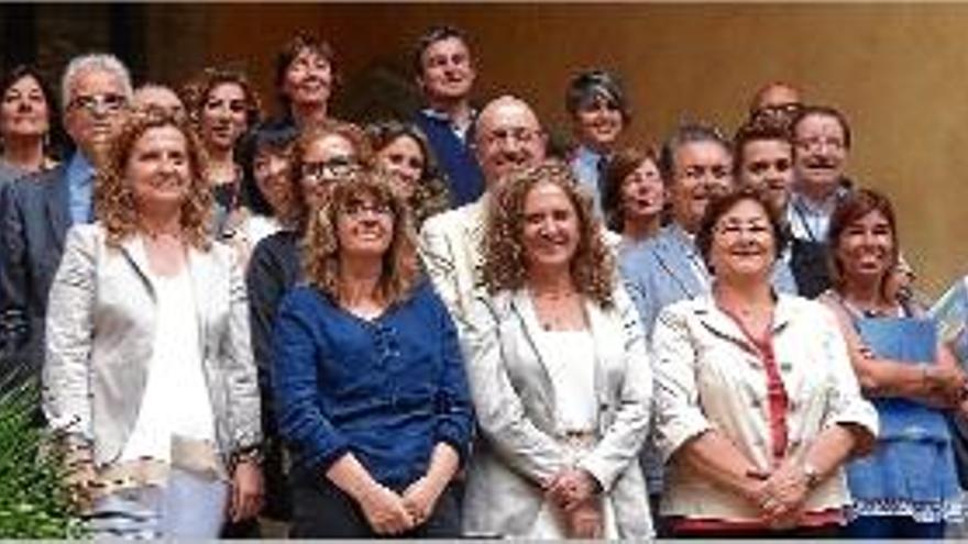 Els participants al primer ple de la Taula d&#039;Infància de Girona.