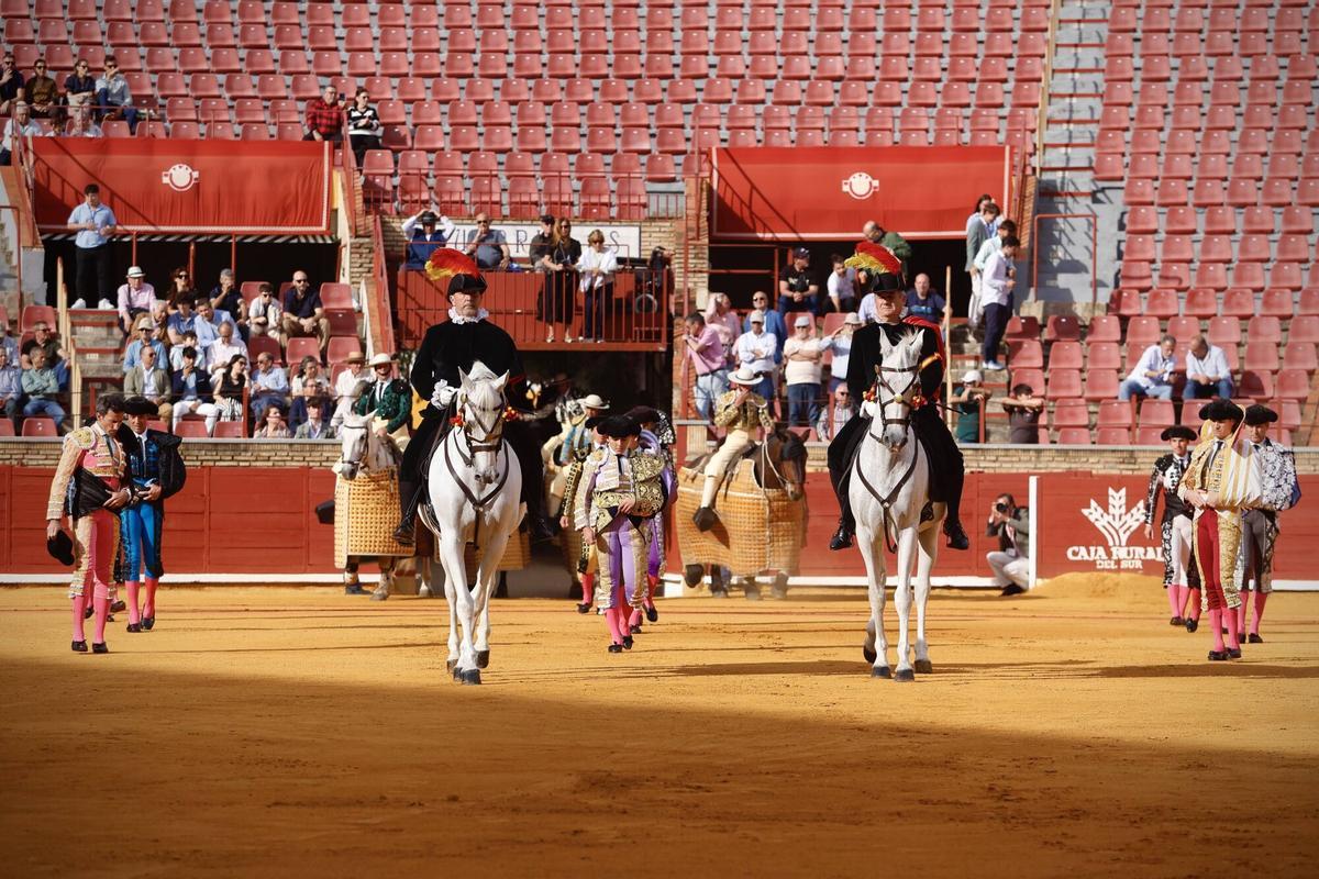 Toros de Juan Pedro Domecq para los diestros Daniel Luque, David de Miranda y el cordobés Manuel Román