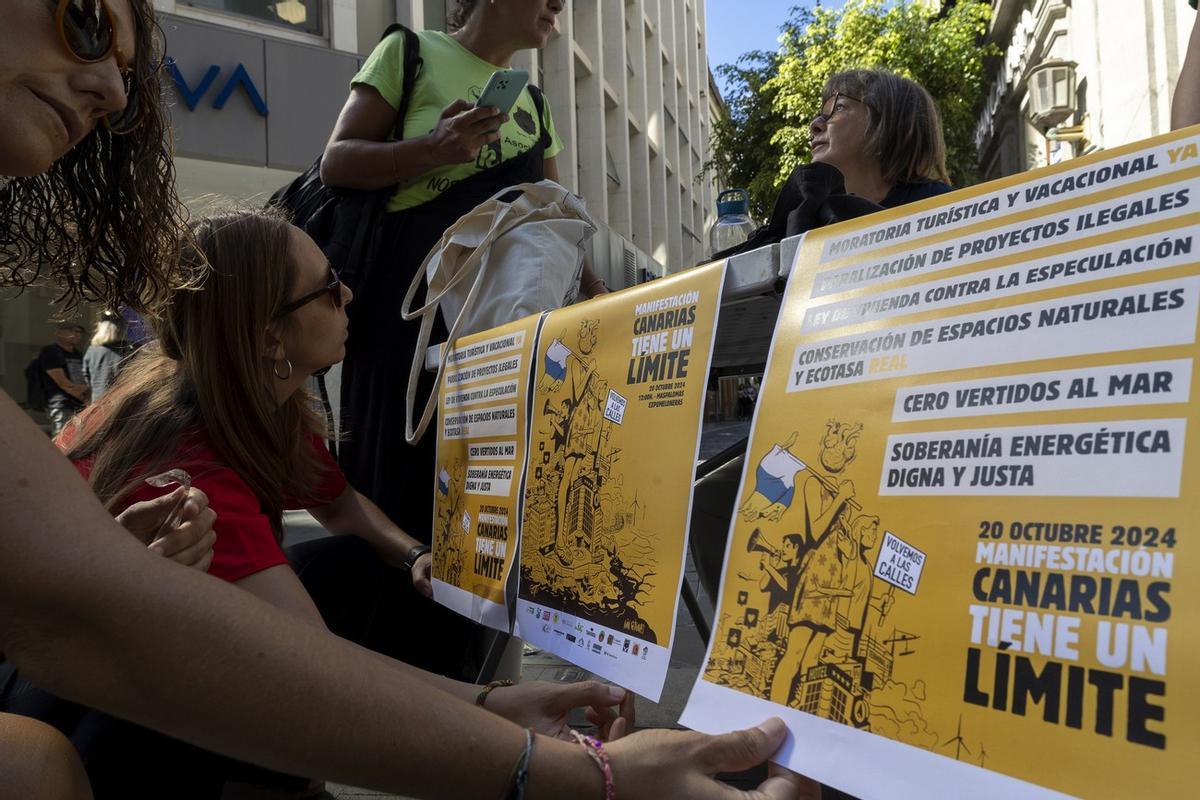 El 20A lleva sus quejas al epicentro del turismo: volverán a las calles el 20 octubre.