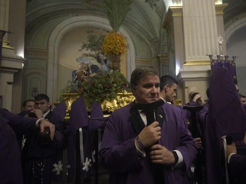 Murcia se queda sin la procesión de los 'salzillos' por la lluvia