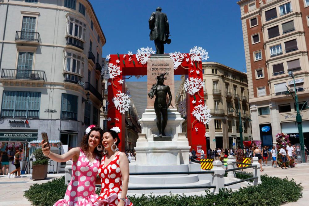 Ambiente en la Feria de Málaga del martes 20 de agosto