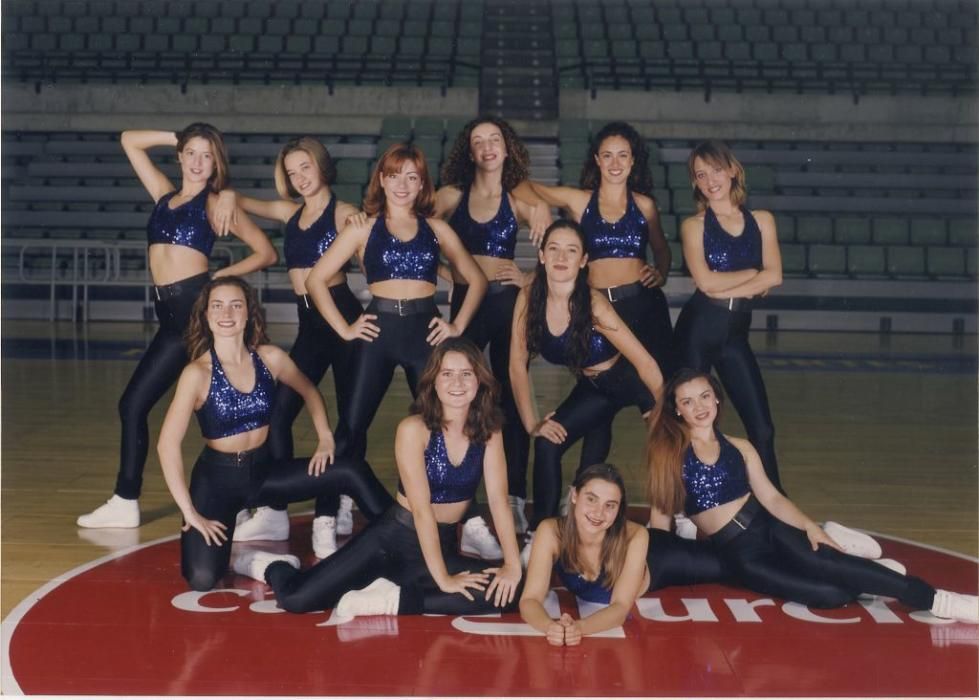 Las cheerleaders del CB Murcia, desde sus comienzo