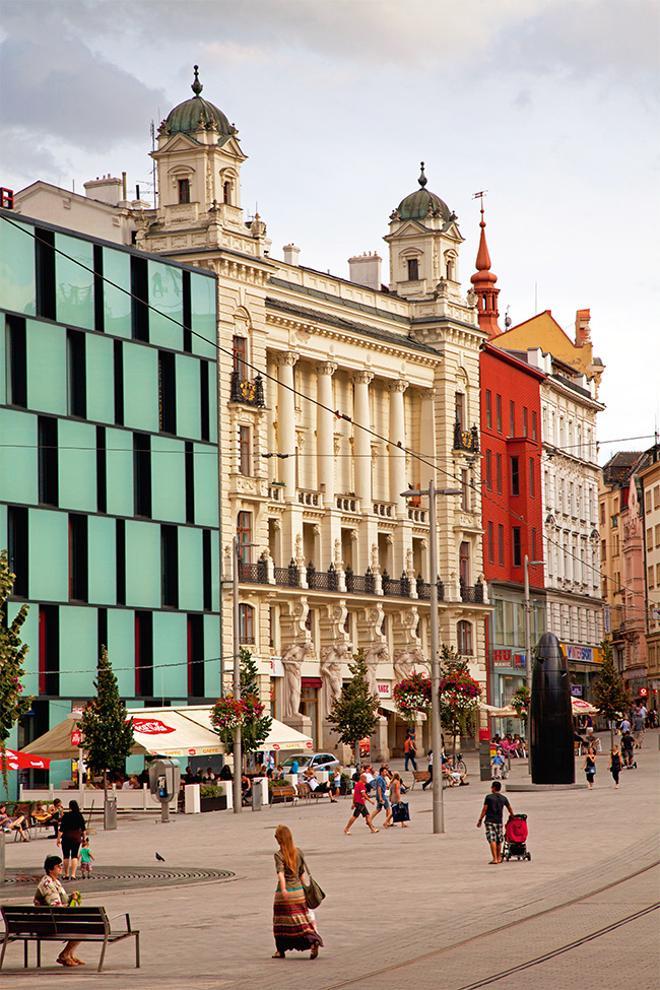 Plaza de la Libertad, centro neurálgico de Brno