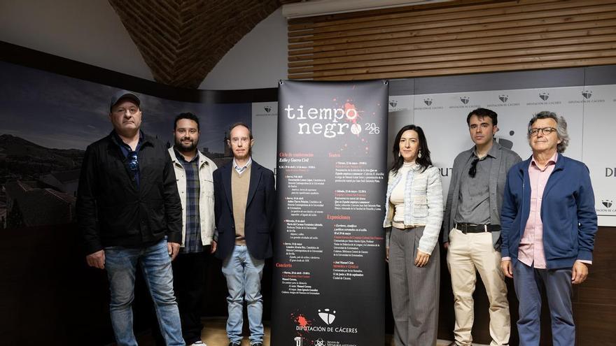La Diputación de Cáceres pone el foco en el exilio en la tercera edición de 'Tiempo Negro'