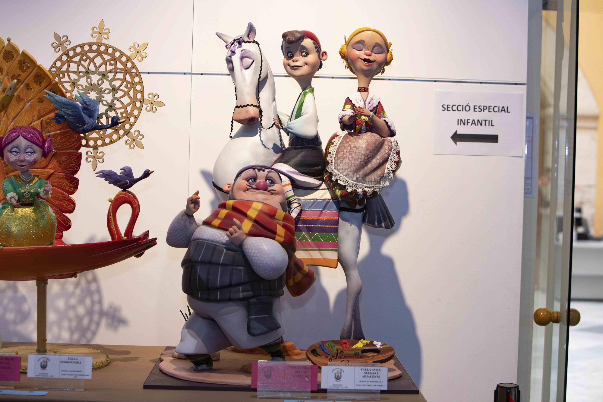 Los mejores Ninots de Xàtiva ya exhiben en la Casa de la Cultura