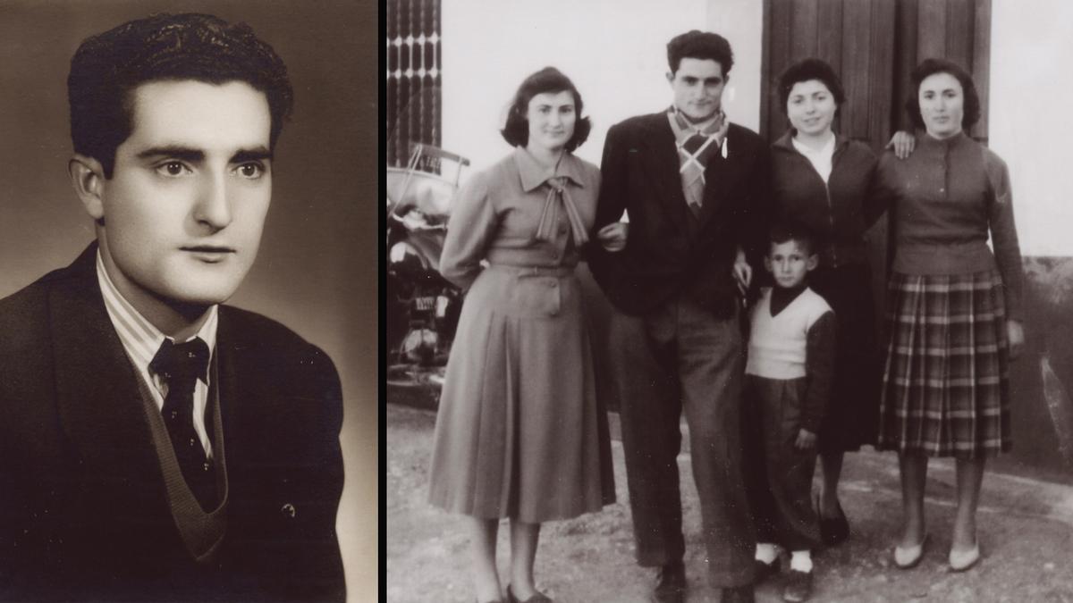 Antonio Bernal Cuartero, tercera generación, junto a la familia.