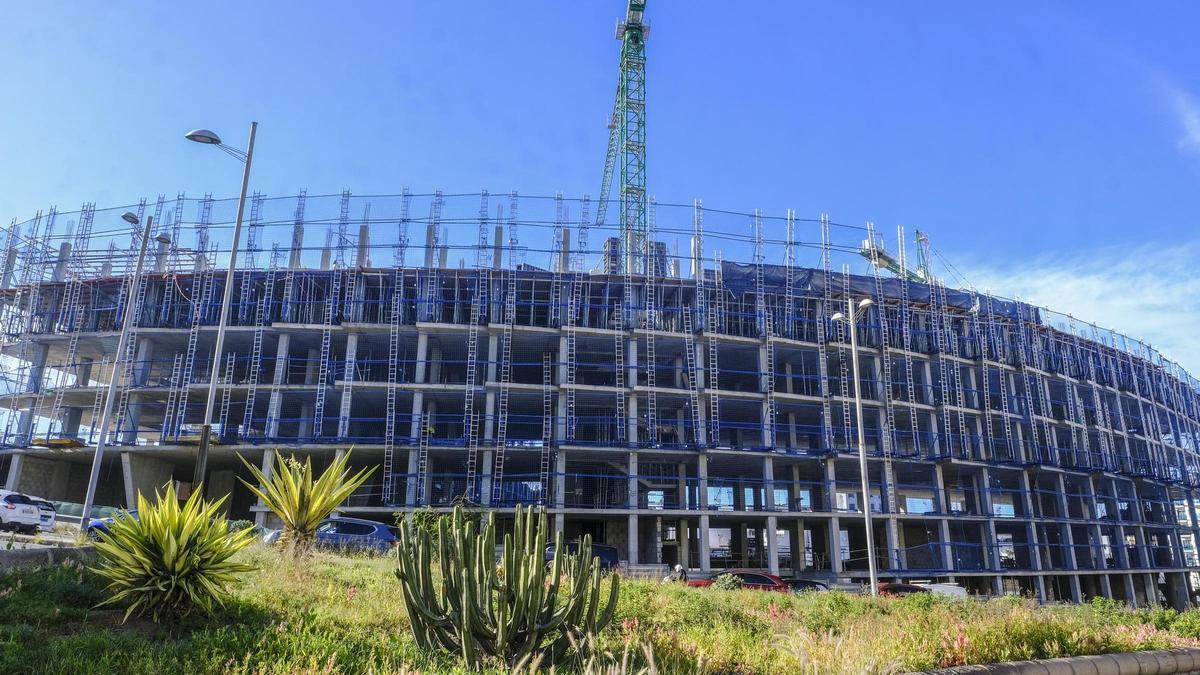 Estado actual de las obras del proyecto de Residencial Las Américas.