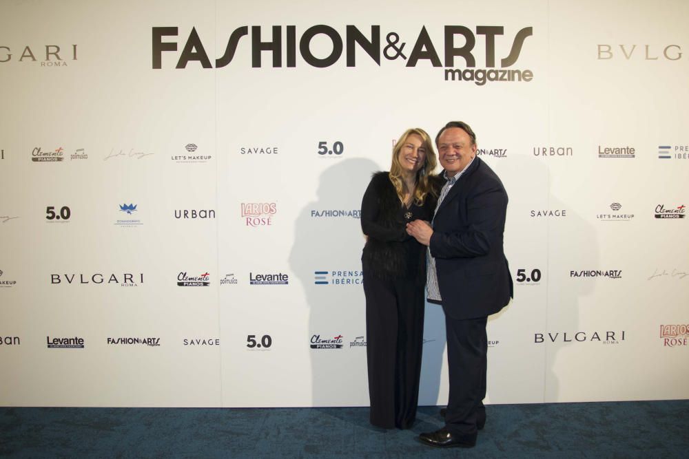 Gala de presentación de la revista Fashion & Arts Magazine en València.