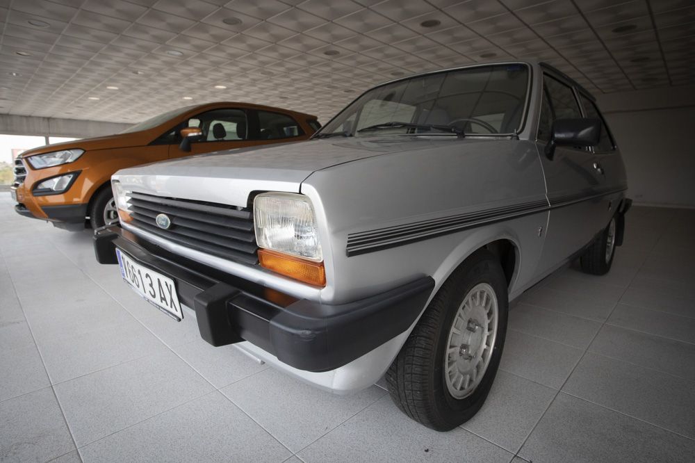 Así era el primer modelo del mítico Ford Fiesta de 1976.