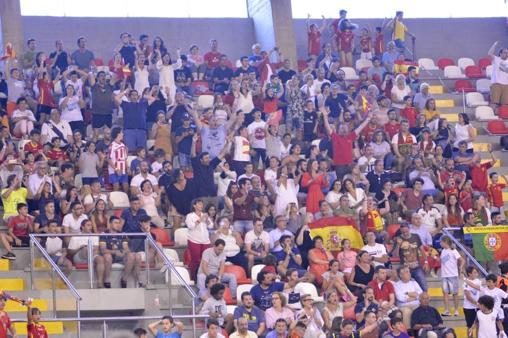 Fiesta en Riazor al ganar España el Europeo