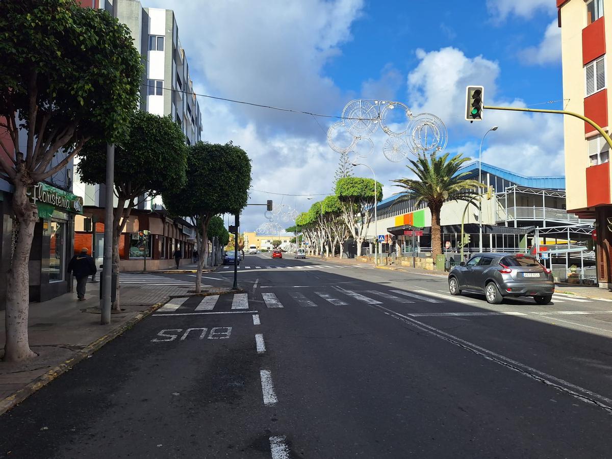 La calle Pablo Neruda de Telde