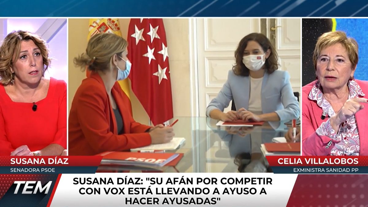 Susana Díaz y Celia Villalobos en 'Todo es mentira'