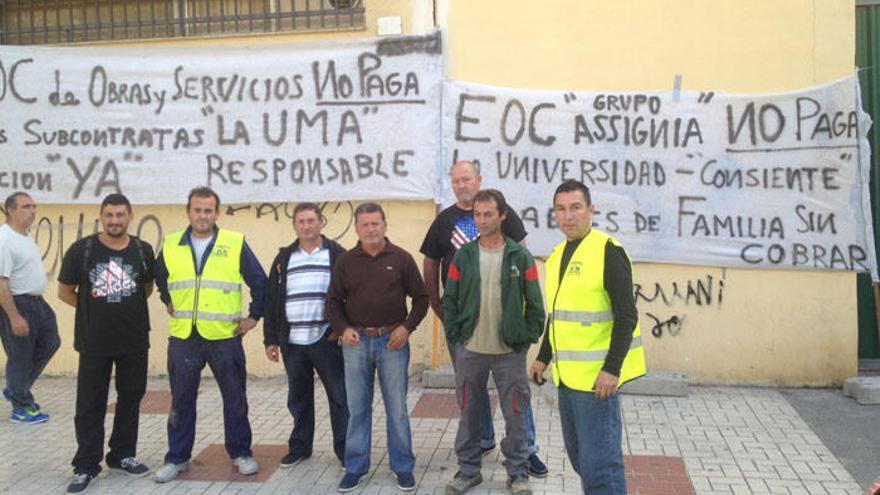 Trabajadores de Herme protestan por el impago de EOC.