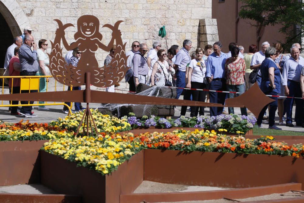 Últims preparatius el dia abans d''inaugurar-se Temps de Flors