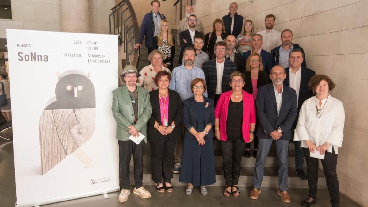 El festival SoNna Huesca se ha presentado esta mañana en la DPH.