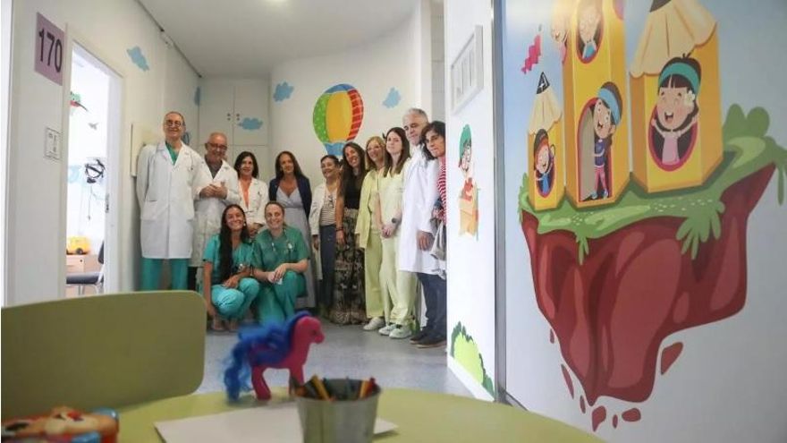 Nueva área de Oftalmología pediátrica ‘dulcificada’ por la Fundación Andrea