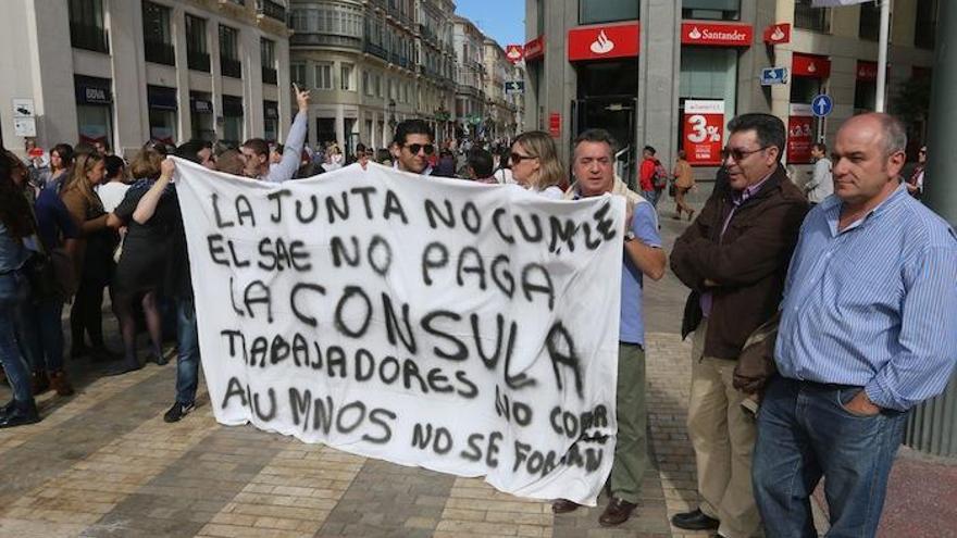 Protesta de la semana pasada.