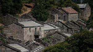 Una aldea abandonada en Ourense.