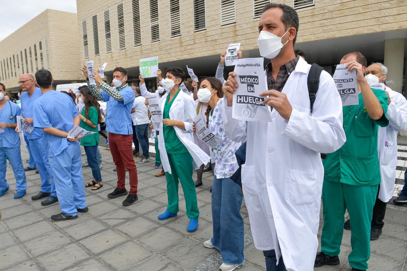 Primera jornada de la huelga de médicos