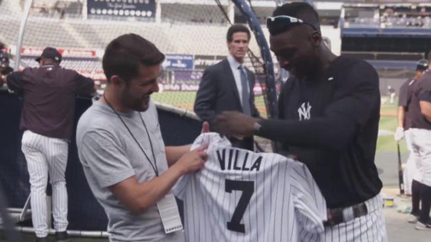David Villa, nuevo 'fichaje' de los New York Yankees de béisbol