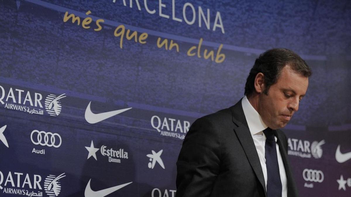 Rosell, durante su etapa al frente del Barcelona