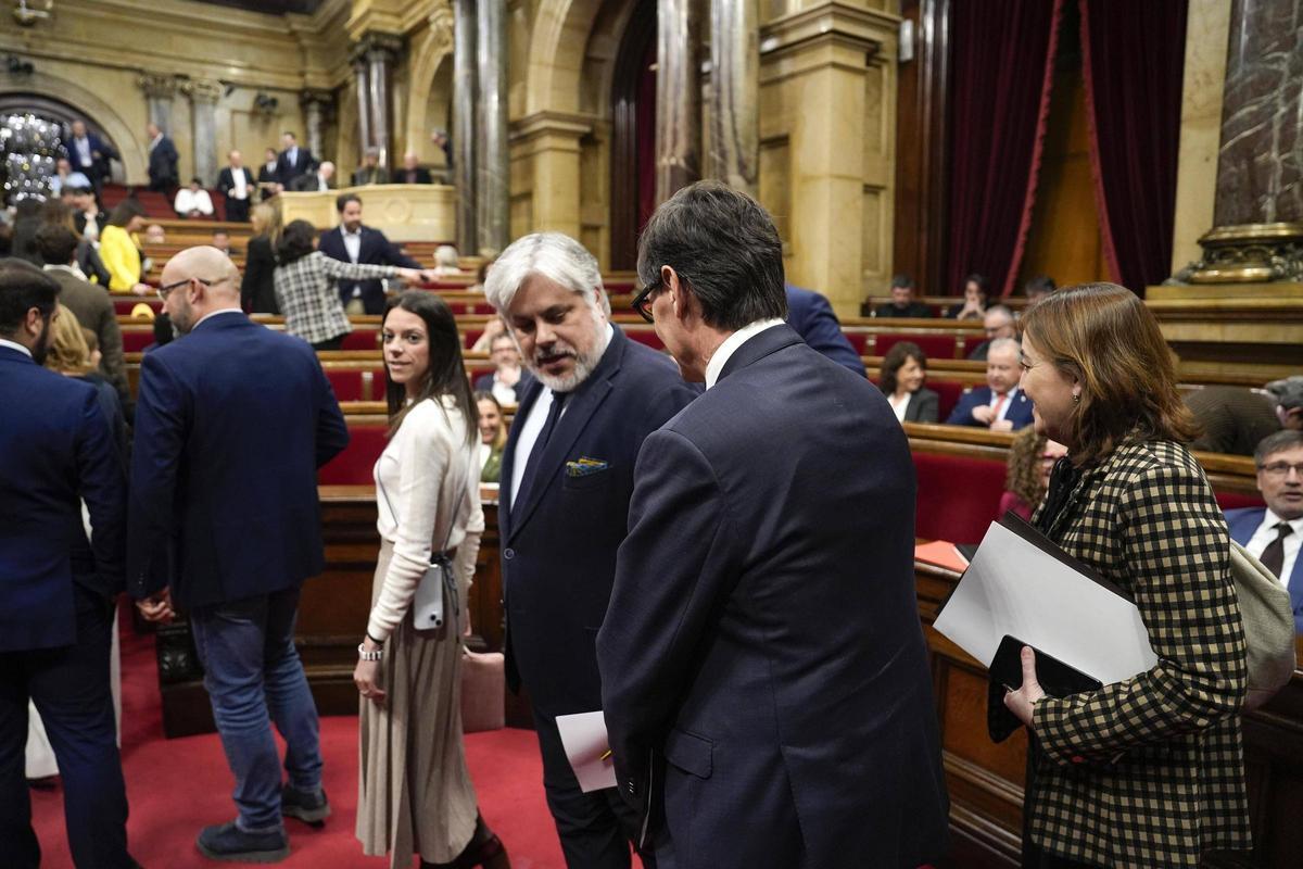 Pleno del Parlament de Catalunya para debatir sobre Rodalies