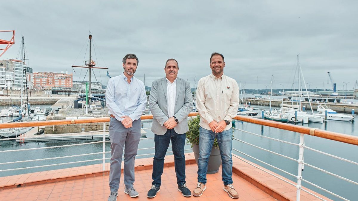 Presentación de la regata Rías Altas, este martes.