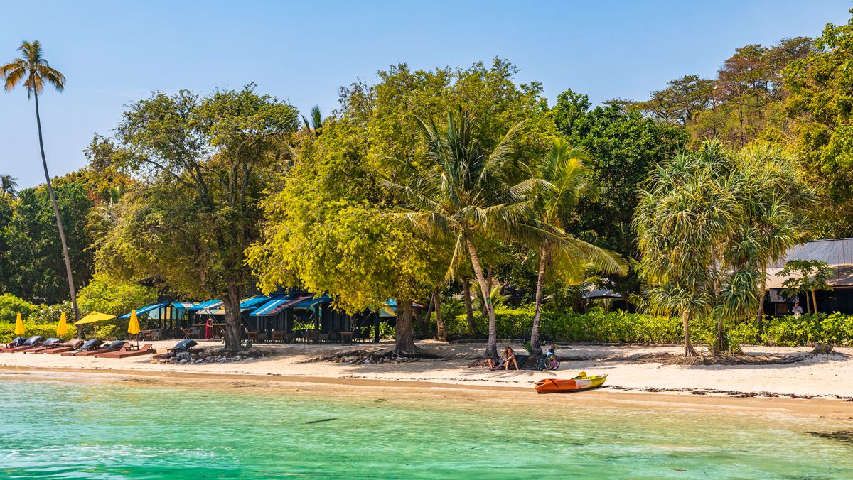 Playa en las islas Phi Phi, en Tailandia