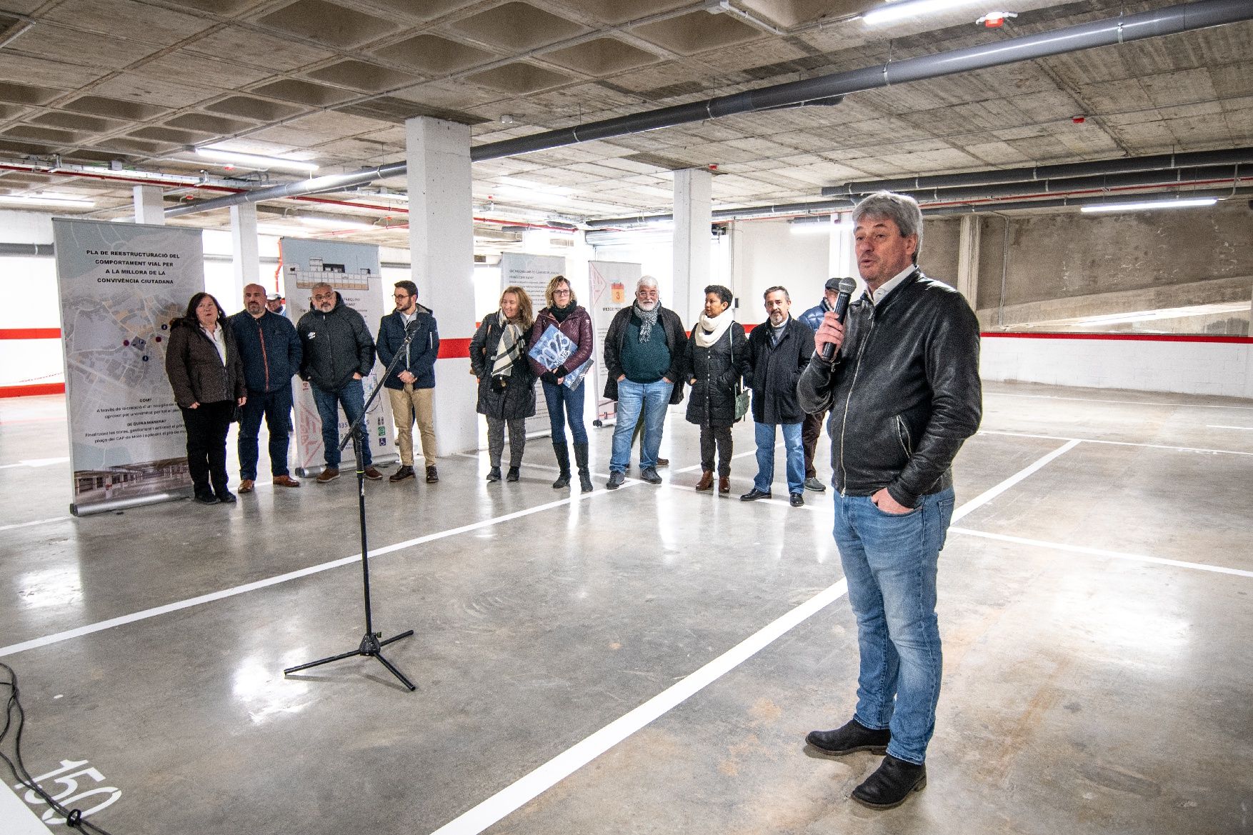 Moià inaugura el pàrquing soterrat de la plaça del CAP