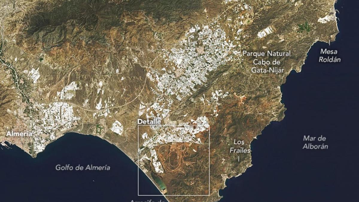 La única construcción humana del mundo que se puede ver desde el espacio está en Andalucía