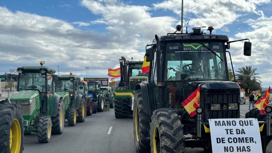 Asaja Alicante aplaza la tractorada por Alicante al 29 de enero
