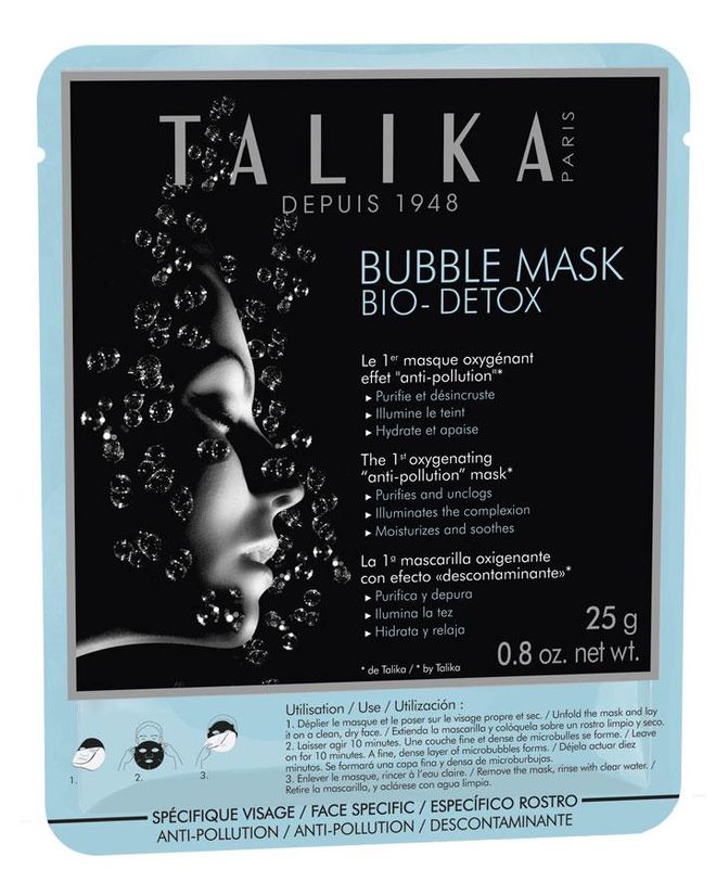 Mascarilla antipolución Bubble Mask Bio-Detox, de Talika