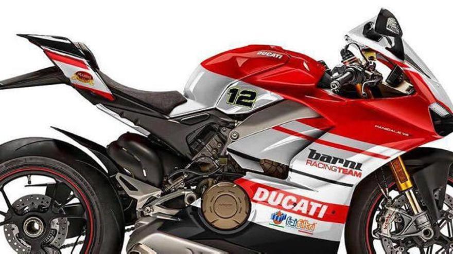 La Ducati Panigale que llevará Xavi Forés en la Carrera de Campeones.