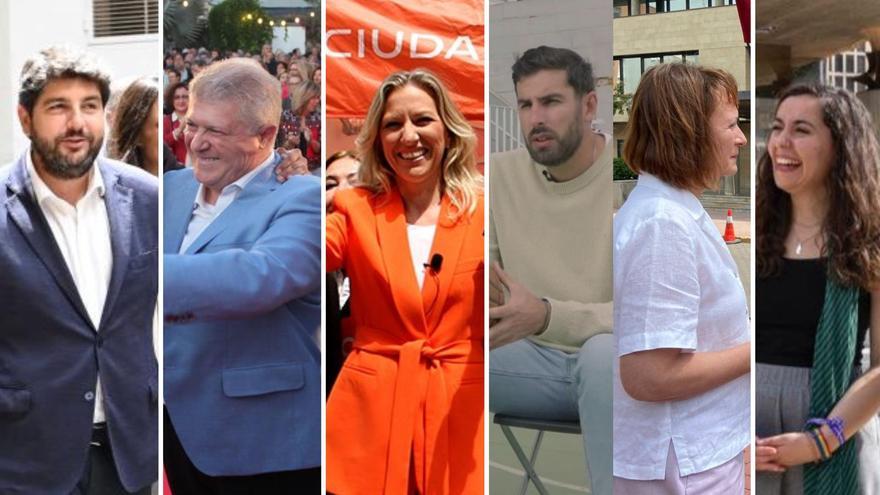 Los partidos de la Región hacen balance y cierran la campaña con fiestas y ‘baños’ de afiliados